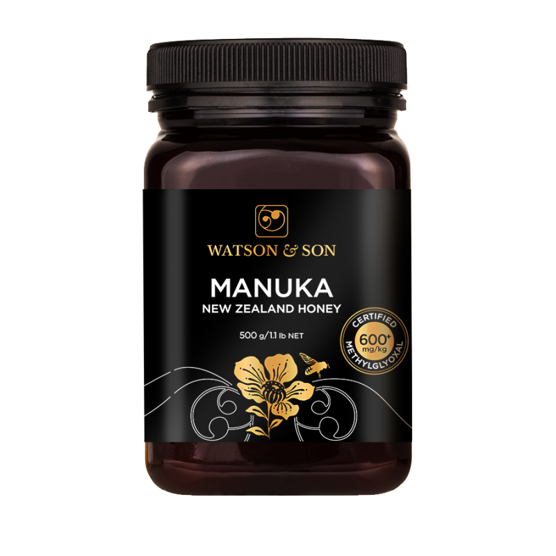complément alimentaire naturel : Miel Manuka MG-600,500g (Méthylglyoxal) de Nouvelle-Zélande