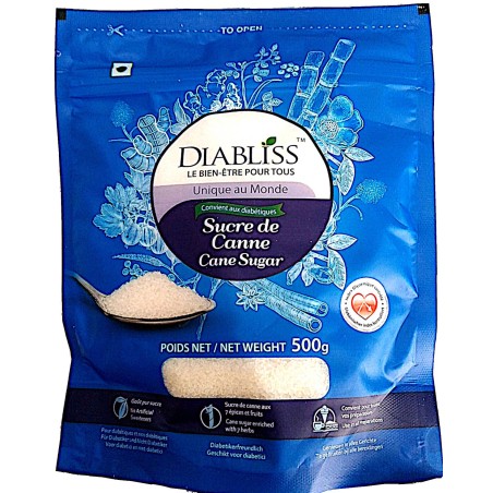 Vrai Sucre de Canne pour diabétiques, Minceur, Sportifs, une merveille pour le plaisir une bonne santé