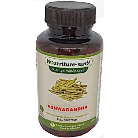 Ashwagandha tonique apaisante et rajeunissante Ayurvedique N° 1 du rajeunissement