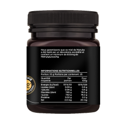 Miel Manuka Méthylglyoxal (MG) 550 - 250g de Nouvelle-Zélande