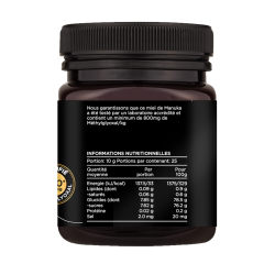 Miel Manuka Méthylglyoxal (MG) 550 - 250g de Nouvelle-Zélande